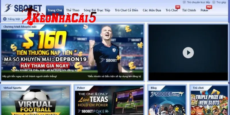 Những sản phẩm cược có tại nhà cái Sbobet